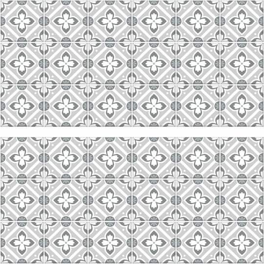 RoomMates Galway Gray Tile Backsplash Peel & Stick Giant Decals
